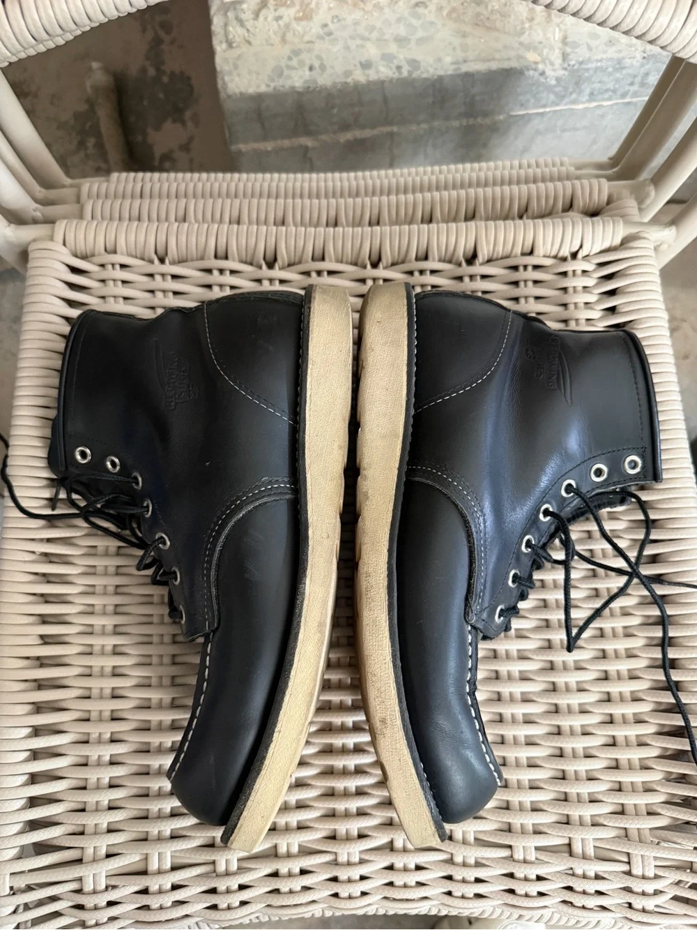 Red Wing 8849 Classic Moc Black Prairie Boots 9D